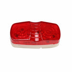 4pcs Red 10 Diodes LED Trailer Marker Light Double Bullseye Clearance Lamps F1 RACING
