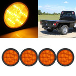 4x 5.2"6 led yellow signal brake light universal Pickup/Trailer/Van ECCPP