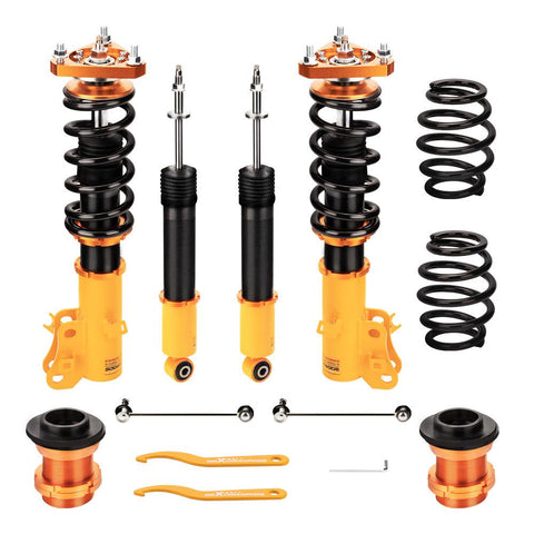 4x Coilovers Kits compatible for Honda Civic 2012-2015 Sedan Coupe Si 2012-2013 Adj. Damper MaxpeedingRods