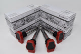 4x OEM 1.8T 06E905115F Audi R8 Red Coilpack With VW Audi NGK Spark Plugs PFR6Q MD Performance
