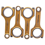 4x Titanizing Forged 4340 H-Beam Connecting Rods Fit For Mitsubishi 4B12 RVR SE MaxSpeedingRods