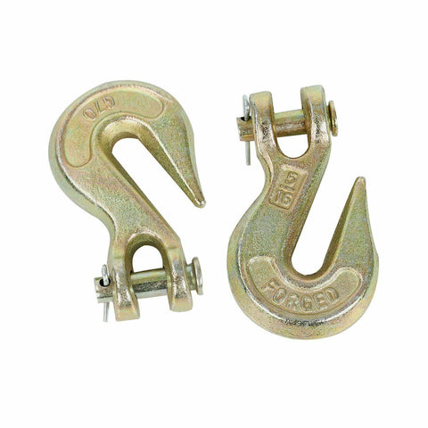5/16" Clevis Grab Hooks (2) G70 Chain Hook Flatbed Truck Trailer Tie Down Towing SILICONEHOSEHOME