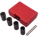 5 Pc Twist Socket Set 4 Damaged Worn Lug Nut Lock Remover 17 19 21 22mm MaxSpeedingRods