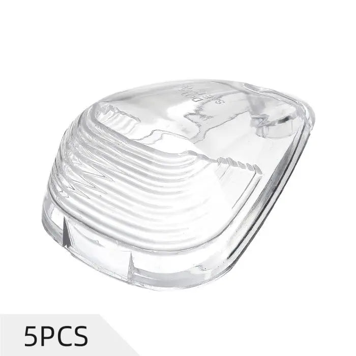 5 Pcs Clear Teardrop Shape Cab Roof Light Lens Cover Replacement Fit 1