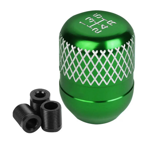 5-Speed MT Manual Transmission Stick Shift Knob Green w/ M8/ M10/ M12 Adapter DNA MOTORING