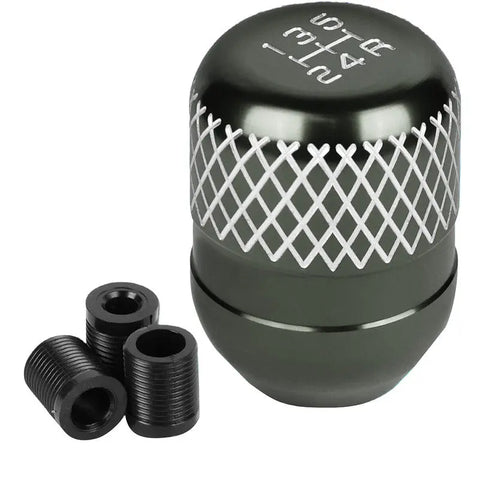 5-Speed MT Manual Transmission Stick Shift Knob Gunmetal w/ M8/ M10/ M12 Adapter DNA MOTORING