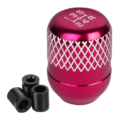 5-Speed MT Manual Transmission Stick Shift Knob Pink w/ M8/ M10/ M12 Adapter DNA MOTORING