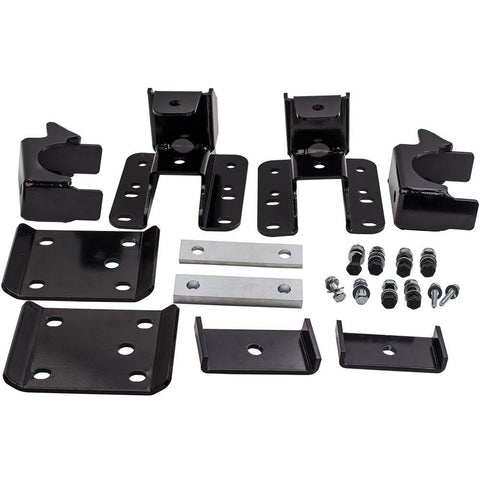 5 inch - 6 inch Kit Flip Rear Axle Lowering for Chevy Silverado 1500 Pickup 07 -18 Drop MaxSpeedingRods