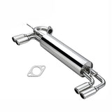 2 Inch Dual Muffler Tip Catback Exhaust for 1985-1989 Toyota MR2 w/ Quad W10 SW 4A-GE SPELAB