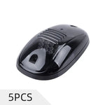 5PCS Smoke Roof Running Occluders With 12LED White Bulb Cab Marker Assembly 2011-2018 Ram 1500/2500 ECCPP