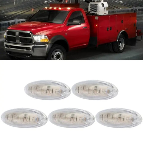 5X 6 LED amber cab marker top running light Freight-liner Cascadia 12v ECCPP