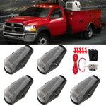 5X Clear amber top cab marker light Ford F150 1980-1997 12 LED+wiring pack ECCPP