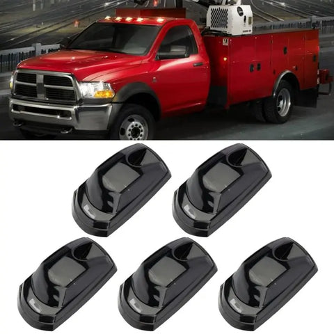 5X LED top running white light 2017-2019 Ford F250 350 Super Duty Shockproof ECCPP