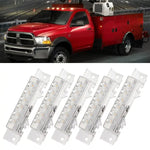 5X top running roof light Volvo VN/VNL 2003-up Truck white amber 6 led 12v ECCPP