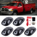 5pcs 12 Led Smoke Cab Marker White Light &Wiring(For:2003-2018 Dodge Ram 2500 ECCPP