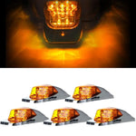 5pcs Amber Led 10.8" Upper Cab Light Clearance Lamp Cargo International 4300 ECCPP