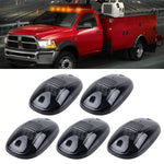 5x 12LED Smoked Cab Roof Top Marker Running Clearance Warm Light Dodge Ram ECCPP