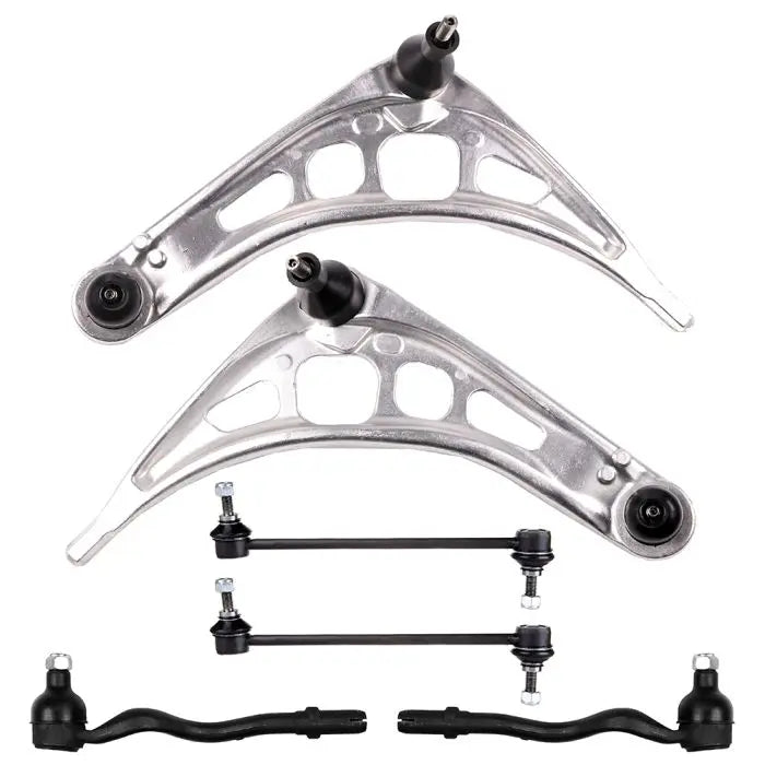 6PS Suspension Kit Lower Control Arms Sway Bar Links for BMW 330i 2001 ...