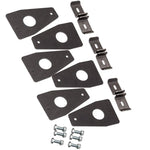 6pcs Universal Weld On Roof Rack Gutter Mounts Fullwidth Gutter Roof Rack Mounts MAXPEEDINGRODS-NEW