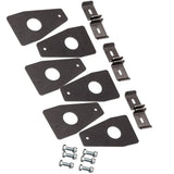 6pcs Universal Weld On Roof Rack Gutter Mounts Fullwidth Gutter Roof Rack Mounts MAXPEEDINGRODS-NEW