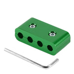7Mm/8Mm Engine Ignition Spark Plug Wire Spearator Divider Loom Clamp Kit Green DNA MOTORING