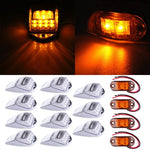 11x Clear Amber 17 LED Cab Marker running roof Light Peterbilt +free light
