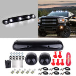 3PCS Smoke lens Cab Marker + w/168 White LED +Free Grille Lamp Chevy GMC