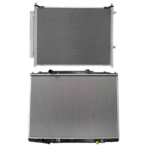 Aluminum Radiator & AC Condenser Cooling Kit 2009-2013 Honda Ridgeline 3.5L