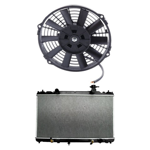 Fits 2002 2003-2006 Toyota Camry 2.4L Brand New Cooling Fan & 2437 Radiator Kit