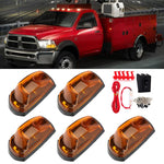 5X yellow LED top running light 17-19 Ford F250 F350 +Switch Assembly