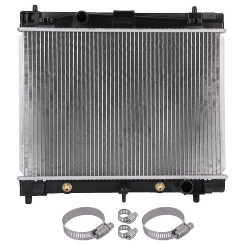 Radiator 2890 with Universal Oil Hose Clamps Kit 2008-2014 Scion xD