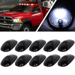 10x Smoke White Cab Marker Roof Running Light 03-16 Dodge Ram 1500 2500 3500