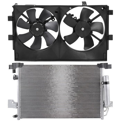 Electric AC Condenser Cooling Fan Kit 2008 2009-2015 Mitsubishi Lancer