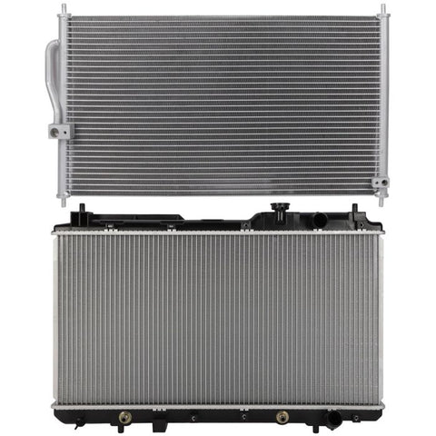 Aluminum Radiator & AC Condenser Cooling Kit 1997-2001 Honda CR-V