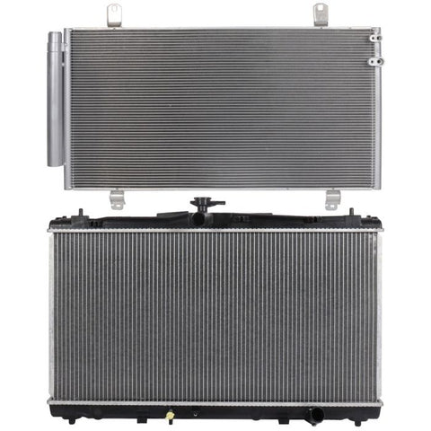 Aluminum Radiator & AC Condenser Cooling Kit 2013-2017 Toyota Avalon Camry