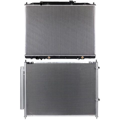 Aluminum Radiator & AC Condenser Cooling Kit 2009-2014 Honda Ridgeline