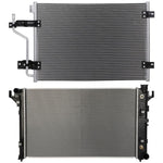Aluminum Radiator & AC Condenser Cooling Kit 1998-2001 Dodge Ram 2500 3500 ECCPP