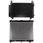 Aluminum Radiator & AC Condenser Cooling Kit 2007-2015 Toyota Yaris ECCPP