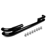 88-06 Jeep Wrangler Black Stainless Double Tube Rear Bumper Protector Guard DNA MOTORING