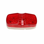 8X 10 Diodes LED Red Trailer Marker Light Double Bullseye Clearance Lamps F1 RACING