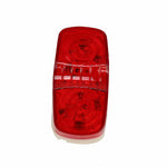8X 10 Diodes LED Red Trailer Marker Light Double Bullseye Clearance Lamps F1 RACING