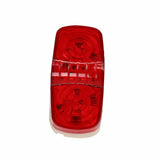 8X 10 Diodes LED Red Trailer Marker Light Double Bullseye Clearance Lamps F1 RACING
