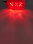 8X 10 Diodes LED Red Trailer Marker Light Double Bullseye Clearance Lamps F1 RACING