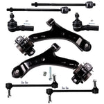 8pcs For 2005-2009 2010 Ford Mustang Front Lower Control Arms Tie Rods Sway Bars ECCPP