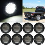 8x 5.6" 40 led white tail side marker light round Pickup/Truck/Lorry ECCPP