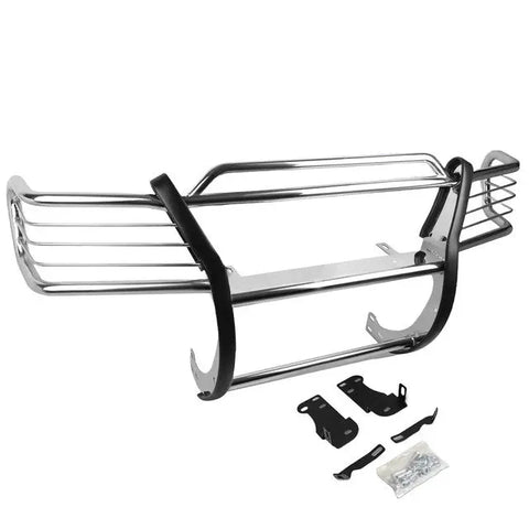 95-01 Explorer/Mountaineer Chrome Stainless Steel Front Grill Guard Frame DNA MOTORING