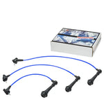98-00 Sc300 Z30 2Jz-Ge Ignition System Silicone Spiral Core Spark Plug Wire Blue DNA MOTORING