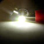 6Pcs White 8mm T3 Neo Wedge LED Bulb 1SMD LED Chips Instrument Panel Indicator A/C Climate Control Lights