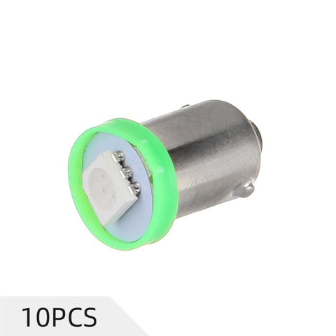 Light Green BA9S LED Instrument Panel Light Bulb 1-5050-SMD 12V Fit 1991-1996 Ford Escort/1997-1999 Audi A8