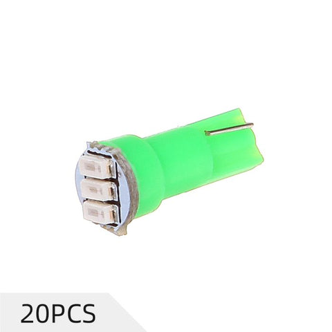 Green T5 LED Instrument Panel Light Bulb 3SMD 3014 Chips Fit 2000-2013 Toyota Tundra 5.7L/1998-2001 Subaru Impreza 2.2L? | 20 Pcs